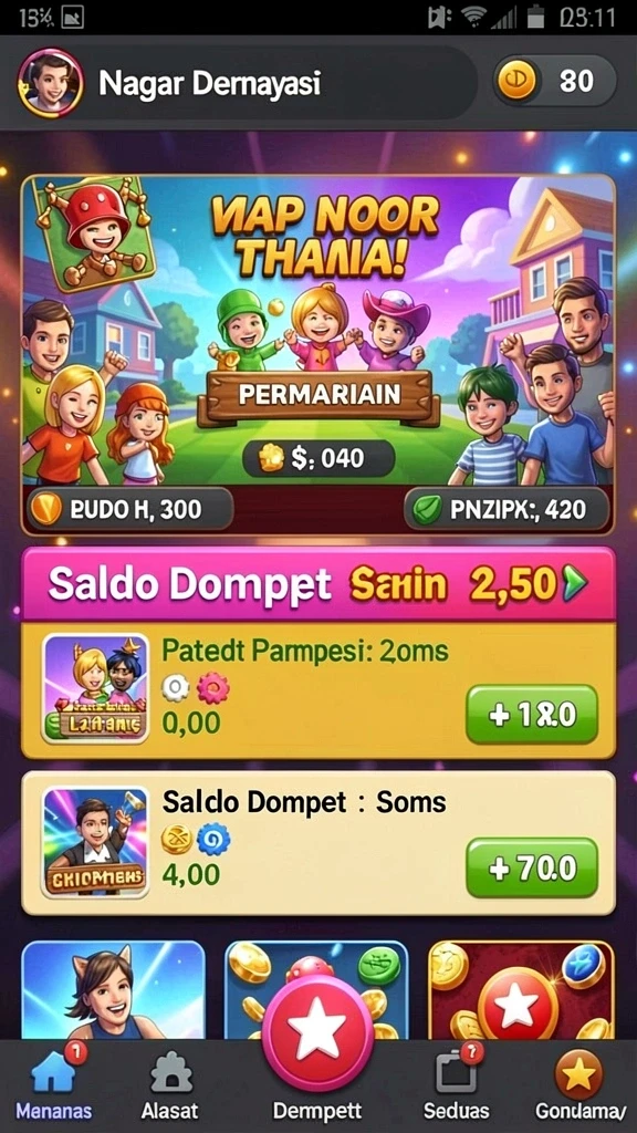 666f - Screenshot menampilkan karakter utama dalam pertempuran epik.
