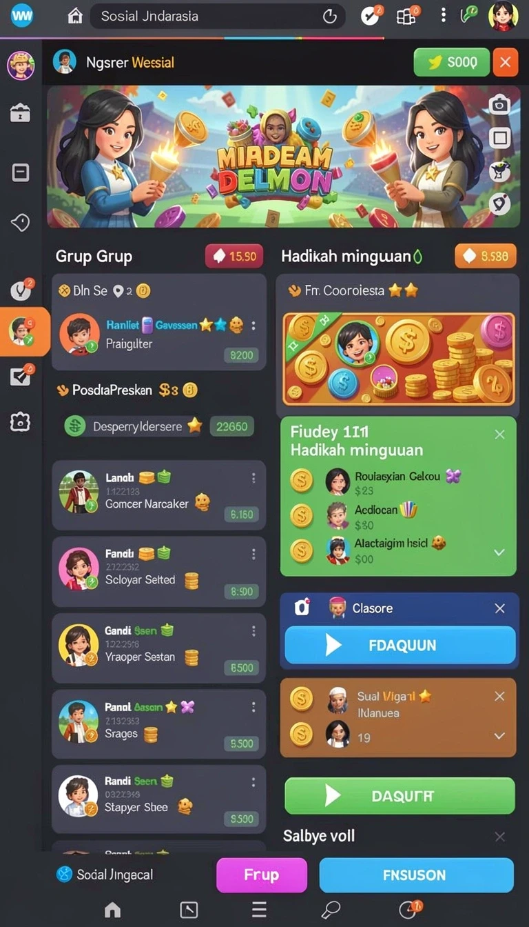 galaxy77 - Grafis menawan yang membuat pengalaman bermain semakin seru.