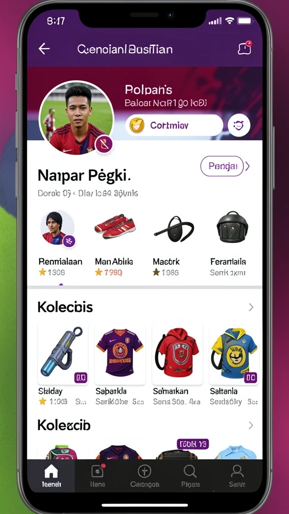 ligaraya - Fitur interaksi sosial antar pemain yang menyenangkan.