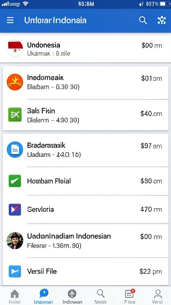 mega111 - Tampilan antarmuka yang menarik dan intuitif.