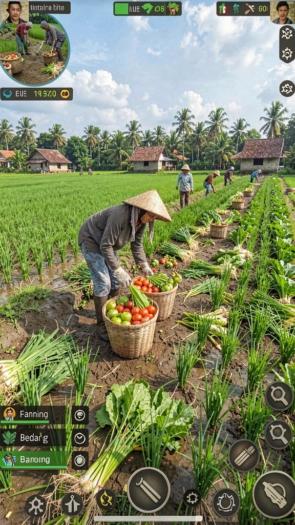 sd107 - Screenshot menunjukkan karakter utama dalam pertempuran epik.