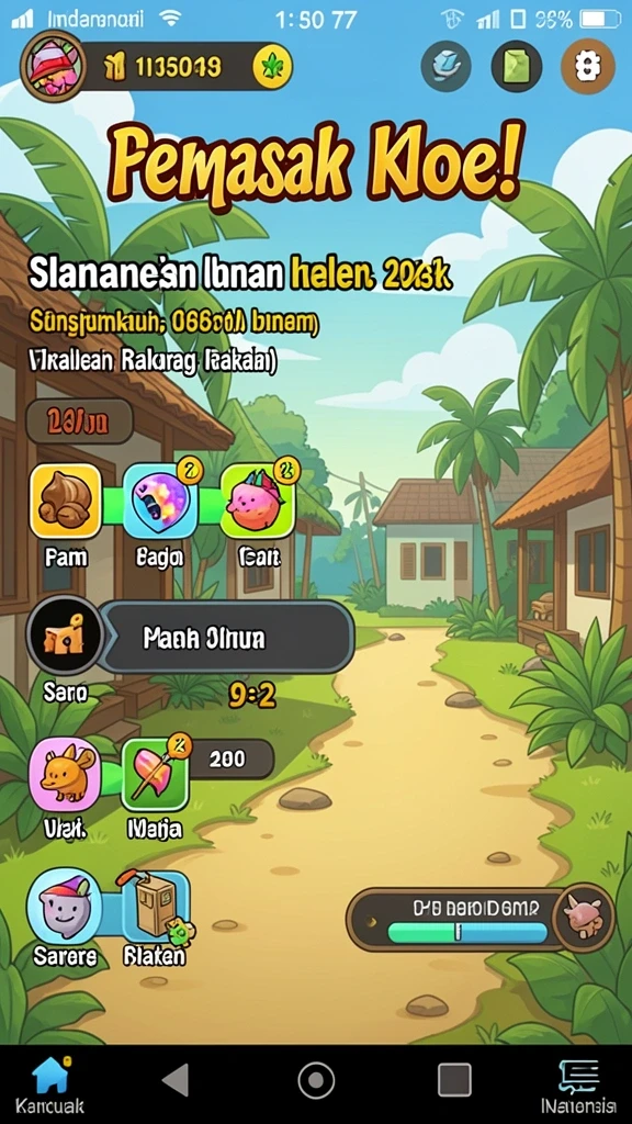 superhoki - Tampilan antarmuka yang menarik dan mudah dinavigasi.